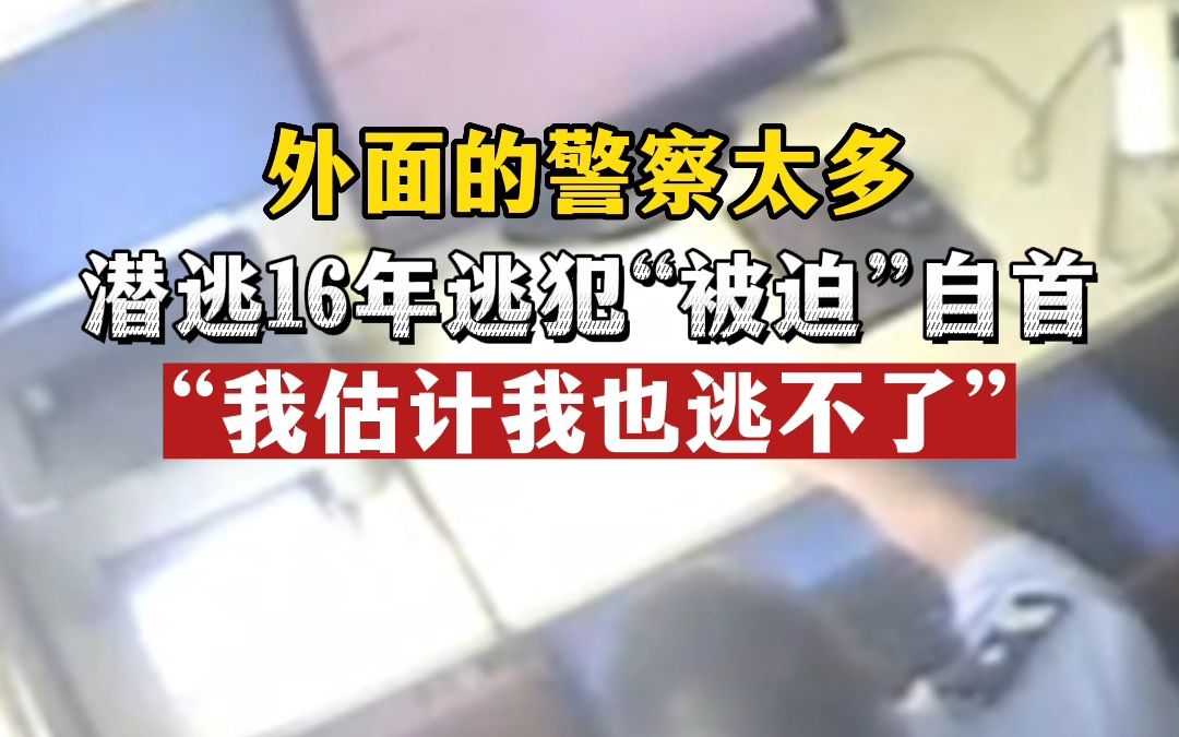 [图]路上都是警察！潜逃16年逃犯“被迫”自首：宜昌警察太多，我估计我也逃不了。