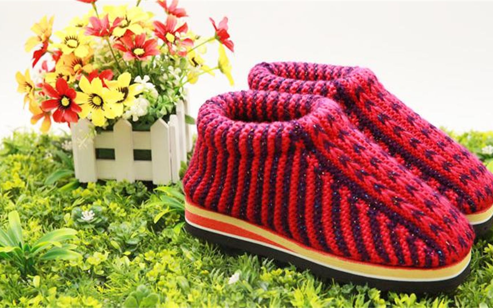 毛线棉鞋编织方法,手工鞋的编织视频教程,详细教程(十)