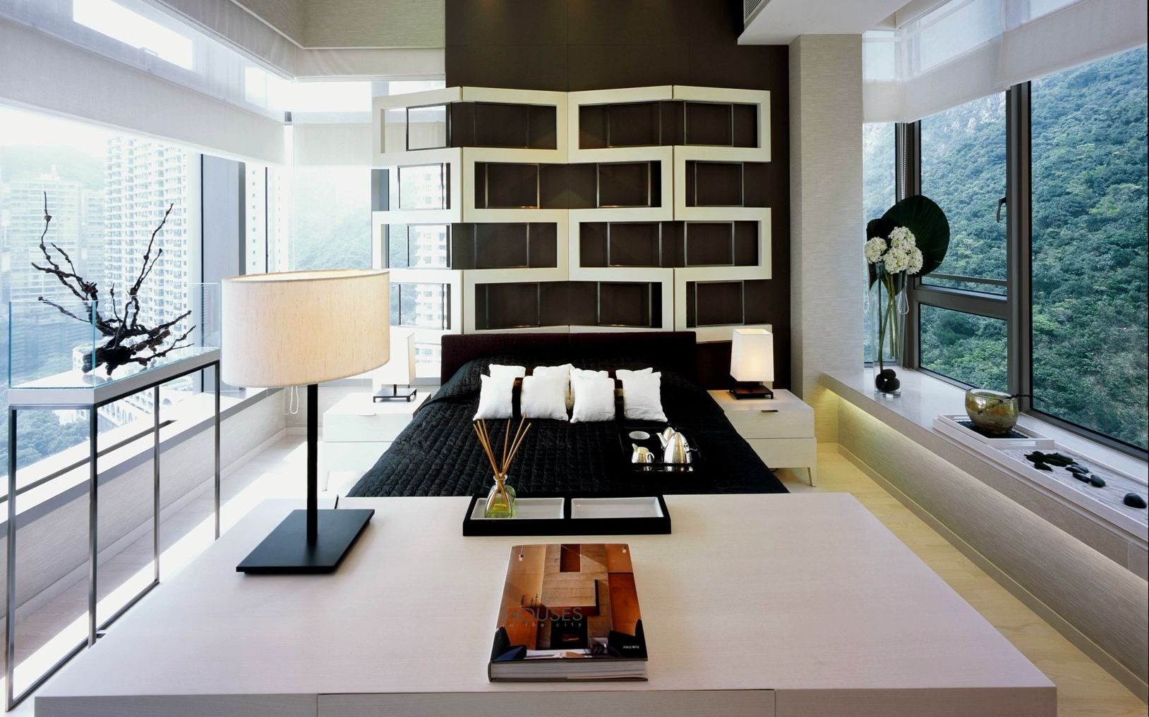 梁志天设计平层样板房案例 #平层案例 grosvenor place 梁志天 #知末