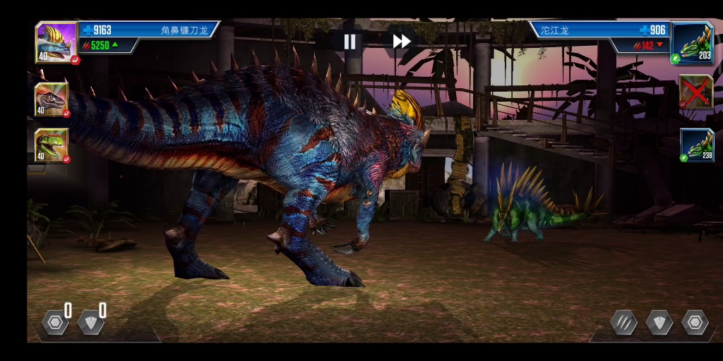 肉嘟嘟的角鼻镰刀龙