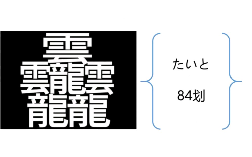 笔画最多的汉字和笔画最多的日语,比biang还难...哔哩哔哩bilibili