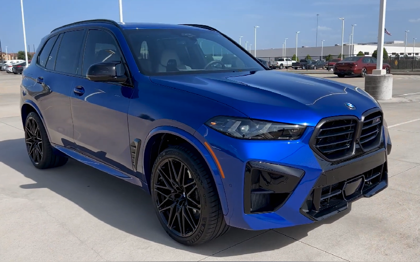 2024款宝马x5m 排气声音 外观和内饰细节