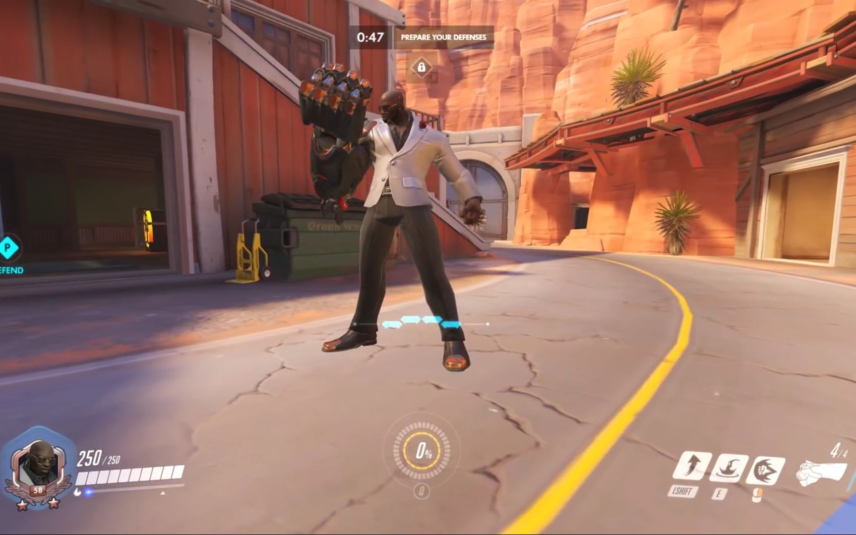 守望先锋: 周年庆末日铁拳"正装"皮肤实机演示