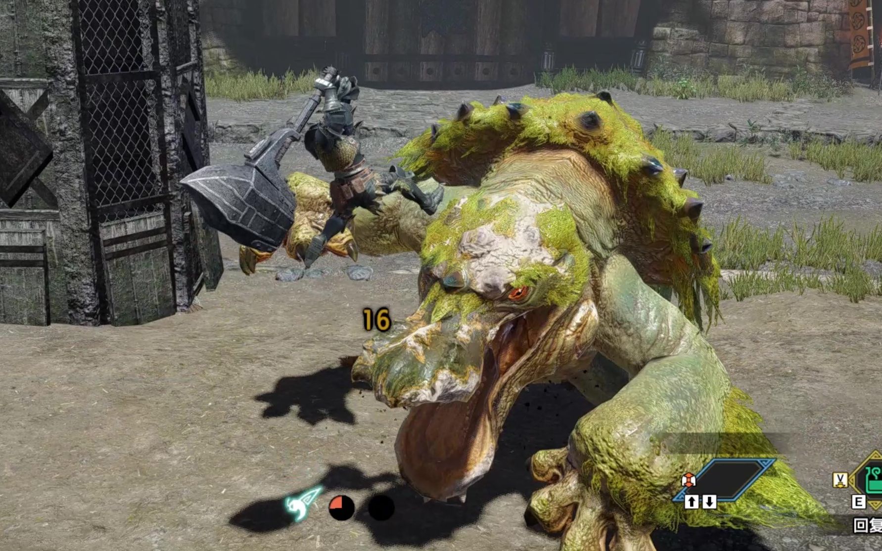 《怪物猎人:崛起》斗技场大锤河童蛙 2分22秒