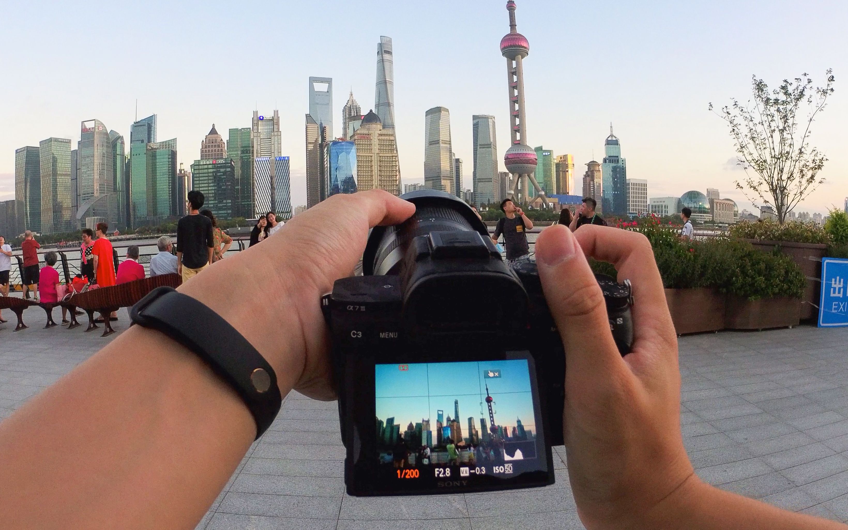 【第一视角摄影】去外滩拍落日余晖|索尼a7m3