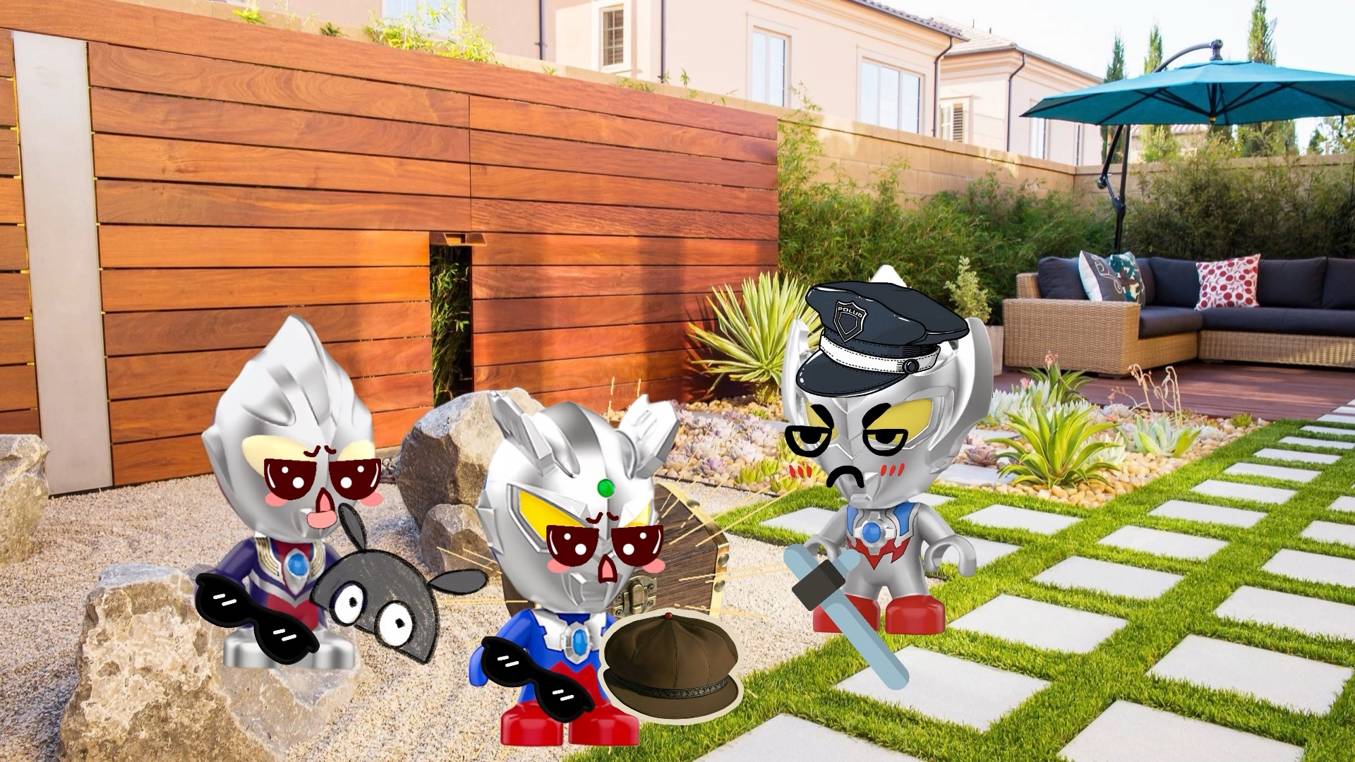 启蒙早教玩具动画:小奥特曼们一起玩游戏促进感情