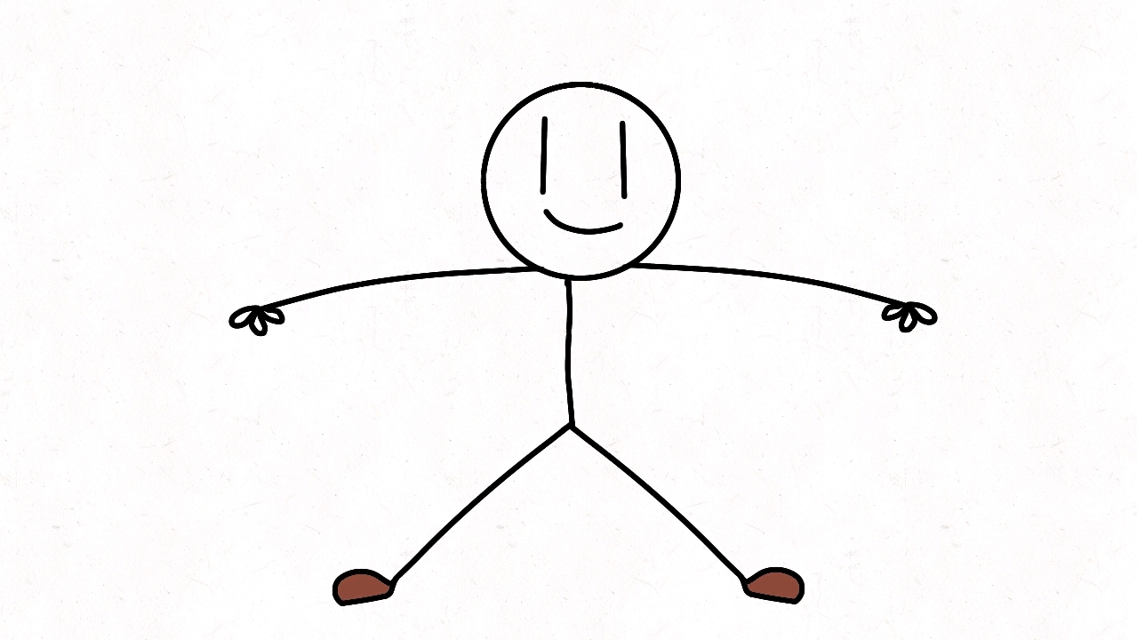 【自制视频】火柴人旋转三分钟