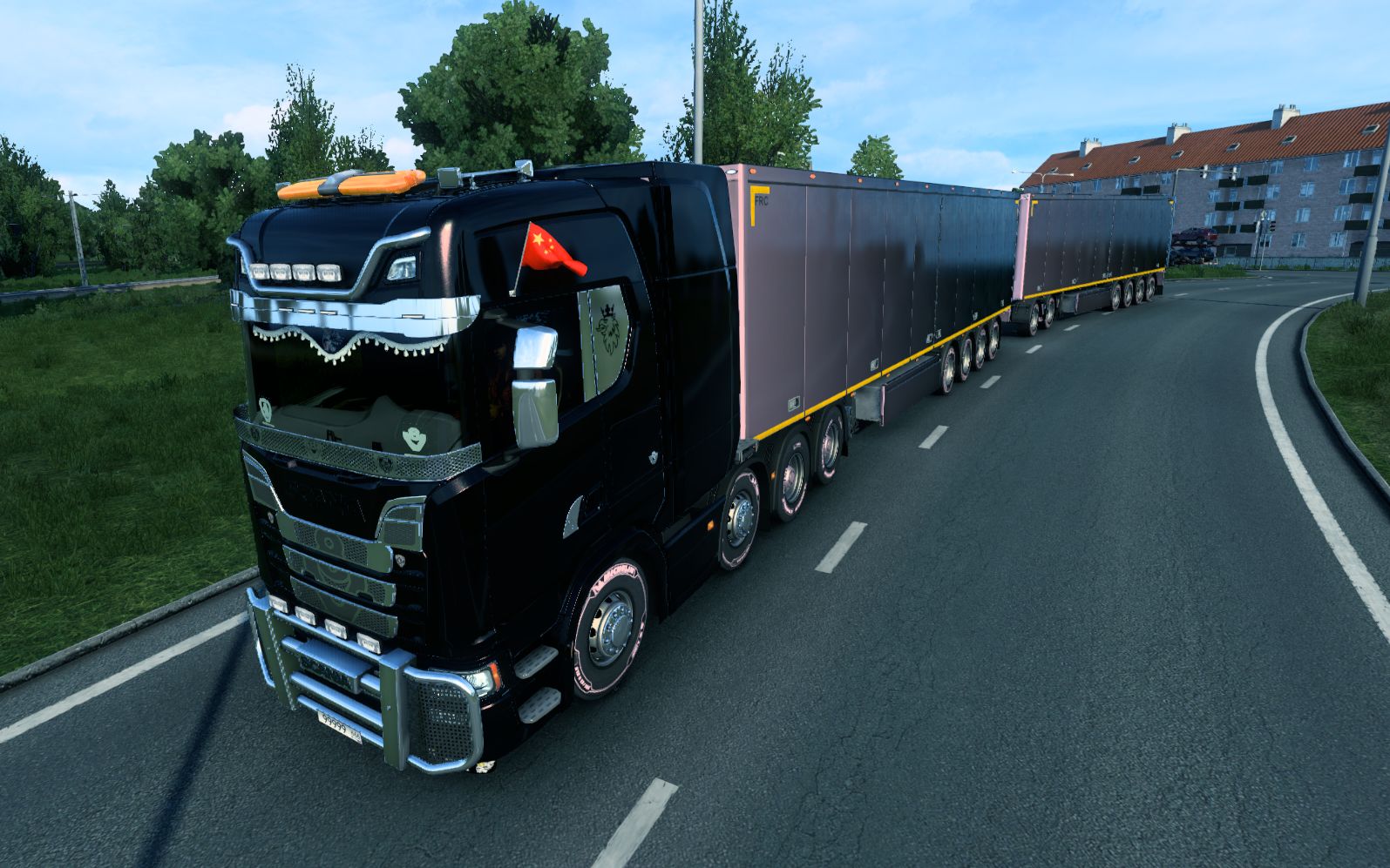 【欧卡2】全尺寸双挂~科特卡→波里(402km)