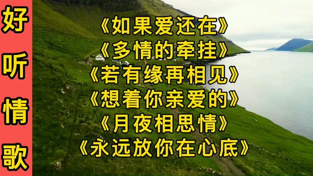 《如果爱还在》《多情的牵挂》《若有缘再相见》《想着你亲爱的》