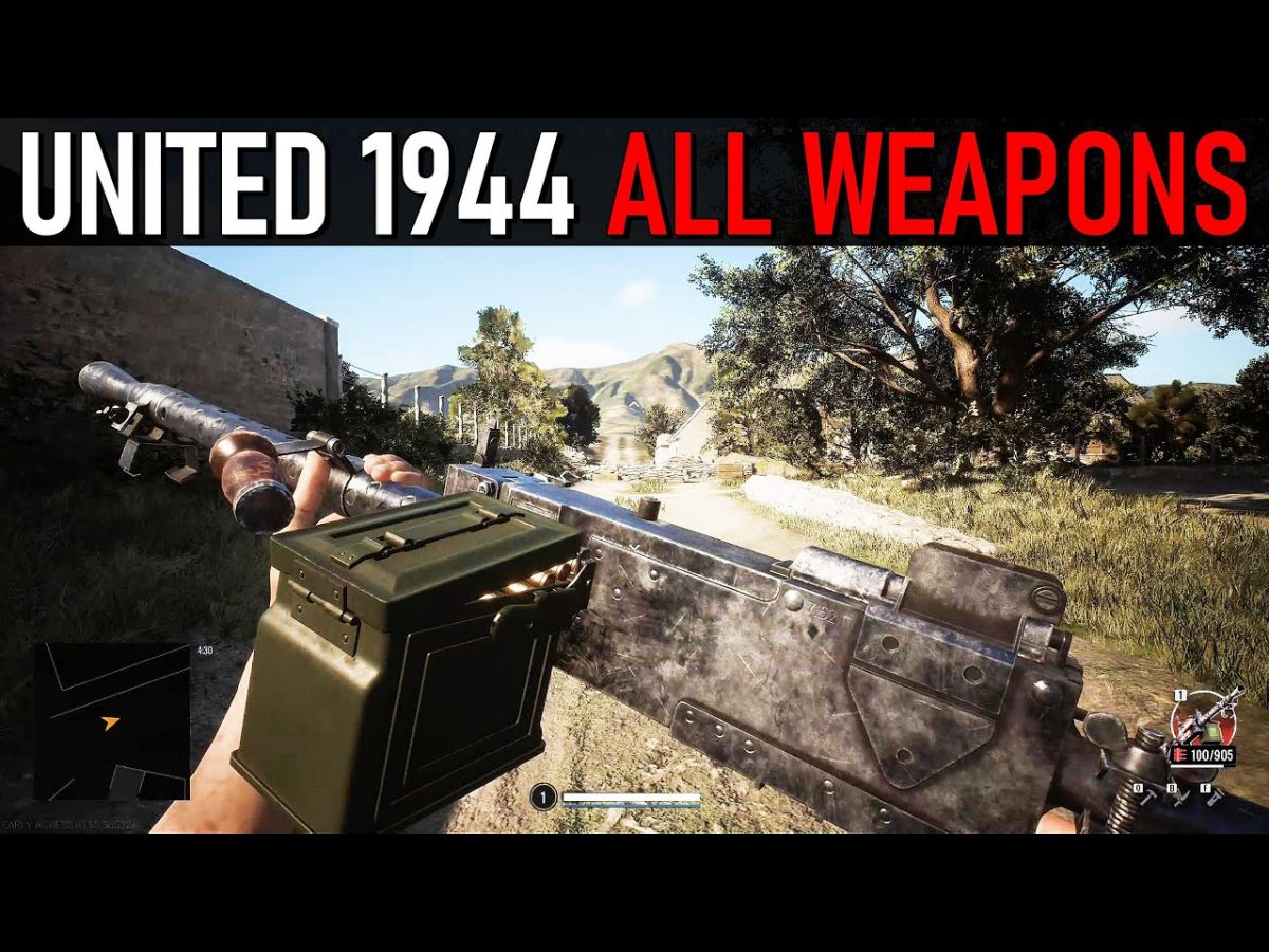 多人FPS游戏《战盟1944 (United 1944)》抢先体验版全武器展示 | 作者:Weapons From Games