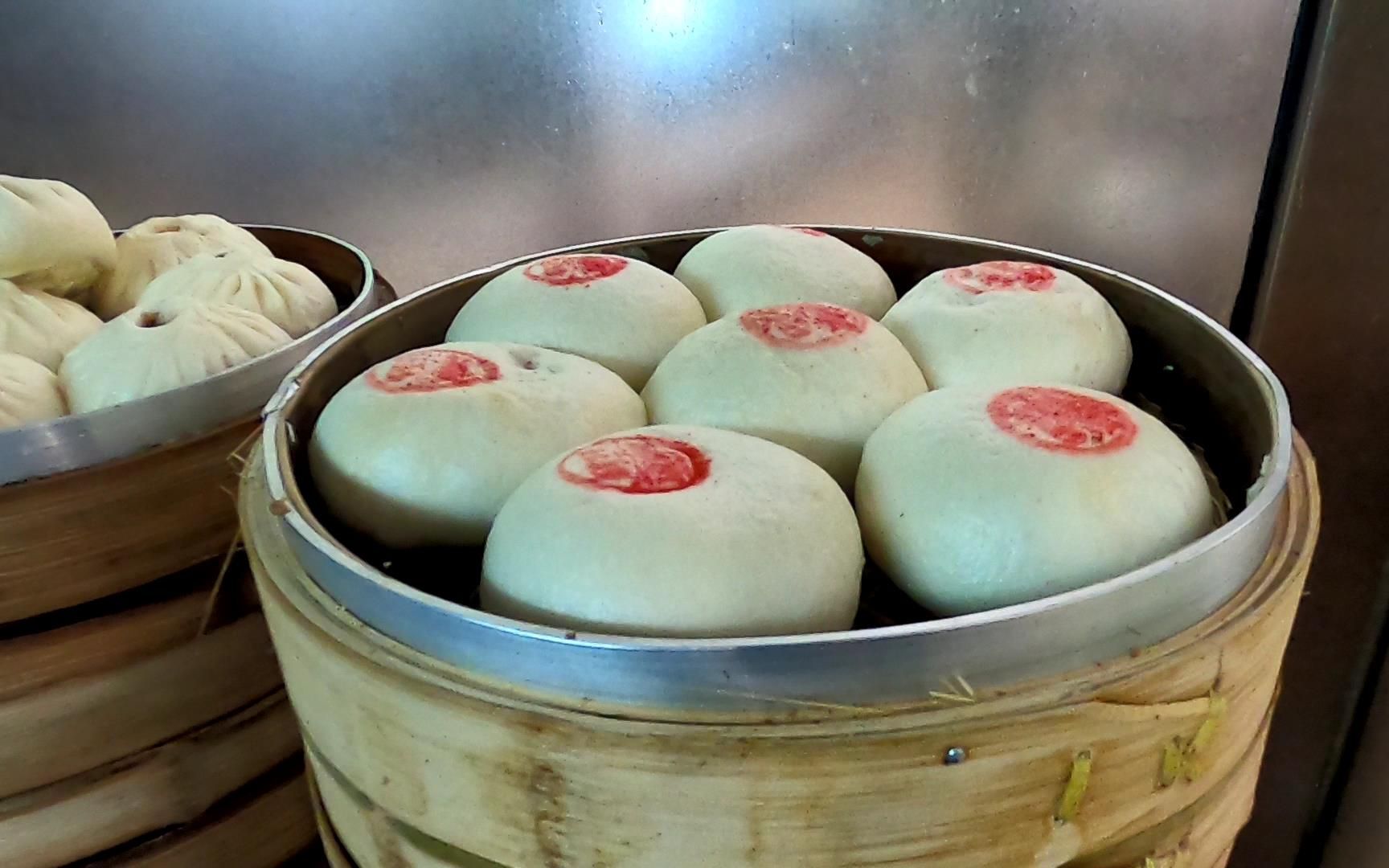 南京美食,安乐园小吃,牛肉包,豆沙包,五仁馒头,好吃的太多了