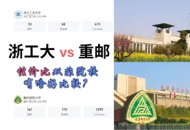 Download Video: 【浙工大vs重邮】双非性价比院校 | 篇一：学科实力&就业深造