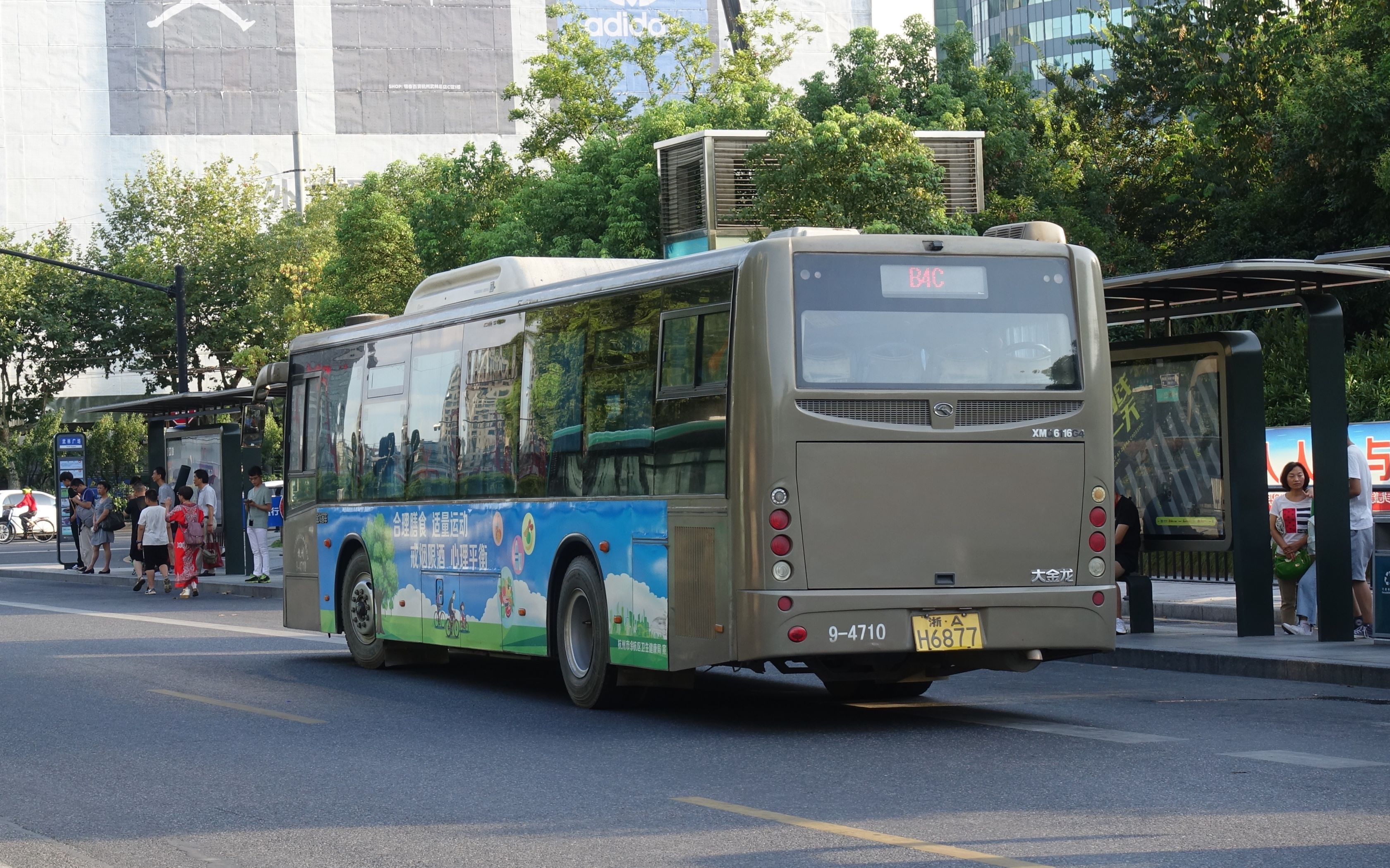 杭州公交xmq6116g494710b4c武林广场进出站