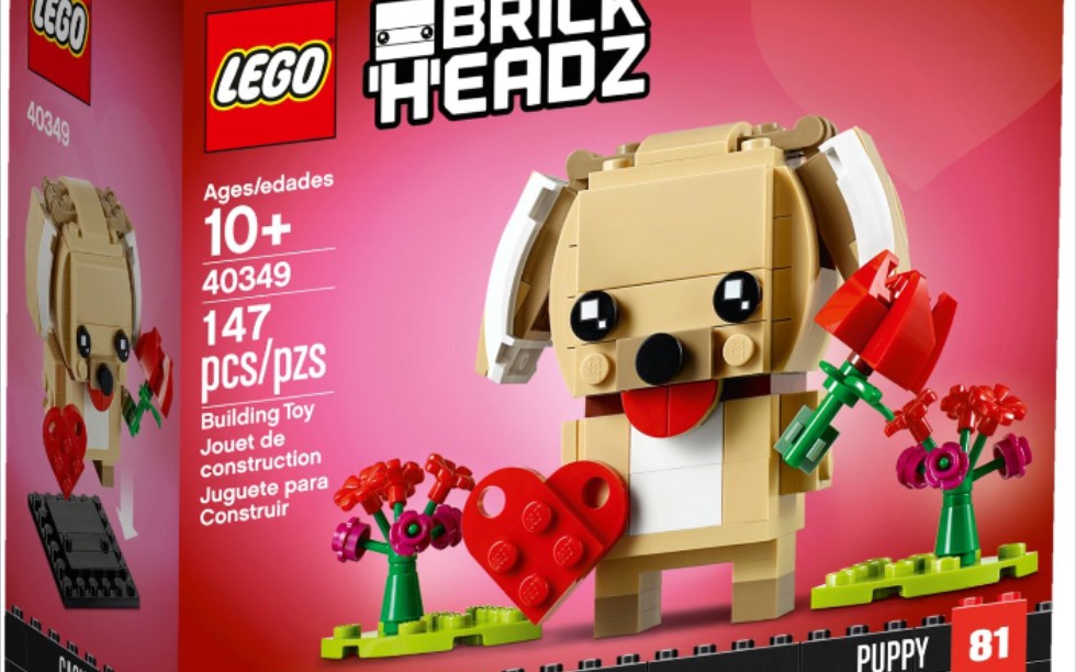乐高 方头仔 40349 情人节的小狗 速组评测_哔哩哔哩_bilibili