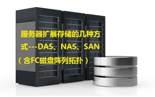 简单讲解：服务器扩展存储的几种方式---DAS、NAS、SAN