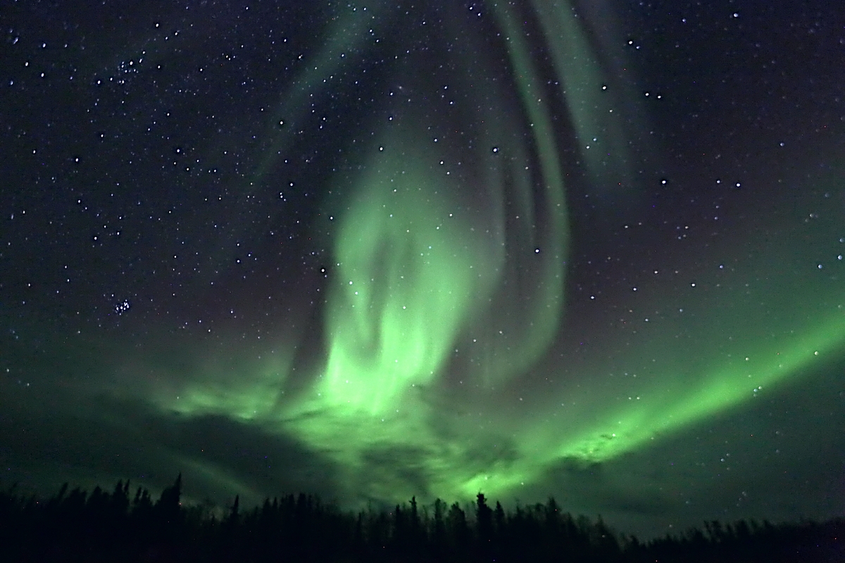 亲爱的我们去漠河看极光吧