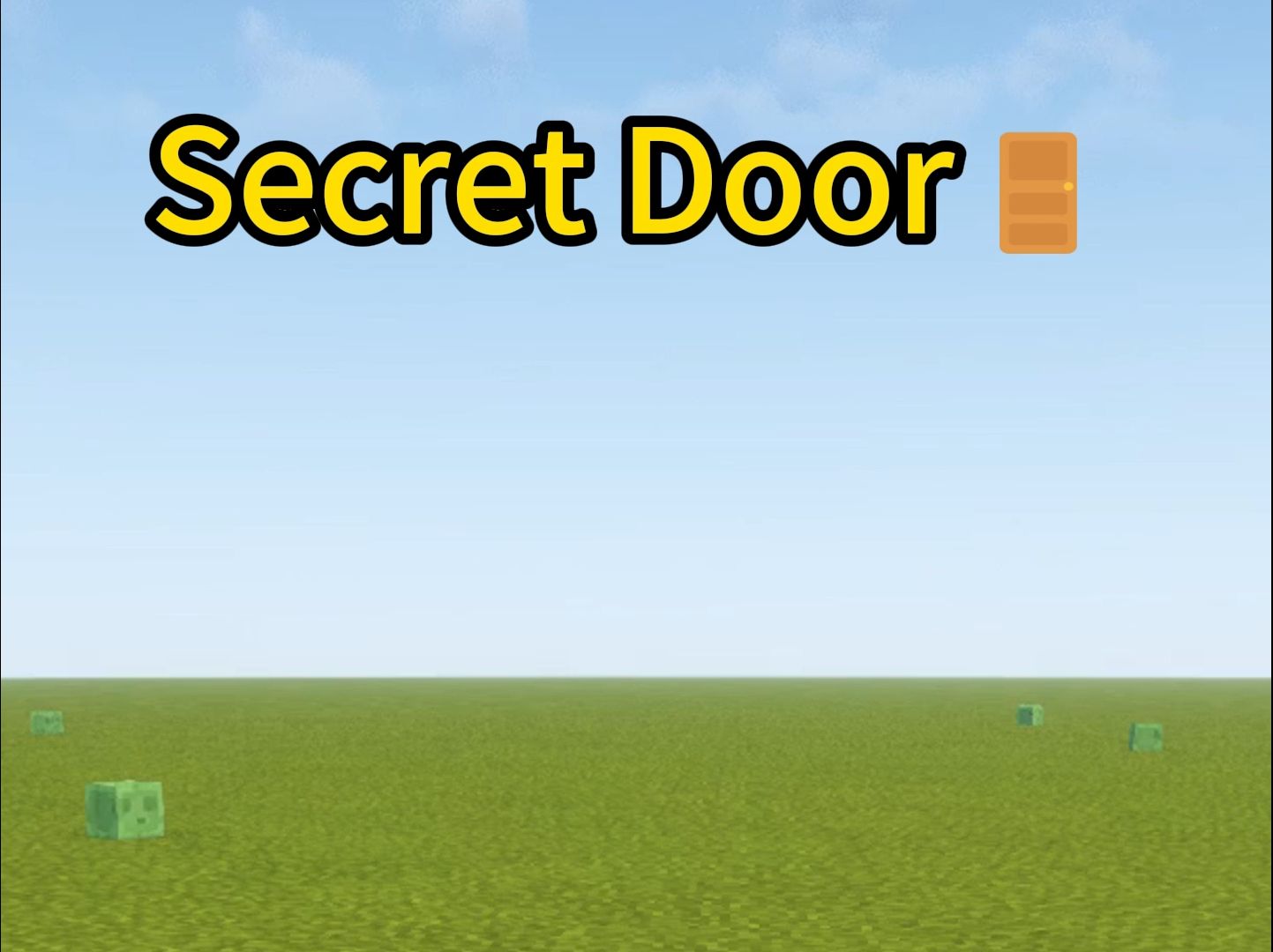 我的世界建筑红石门secret door单机游戏热门视频