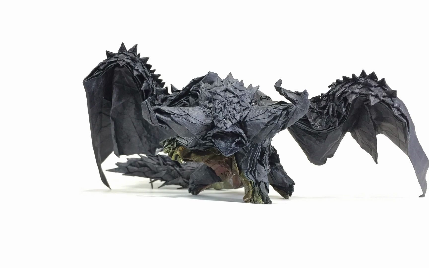 转怪物猎人折纸ネルギガンテ灭尽龙折ってみた