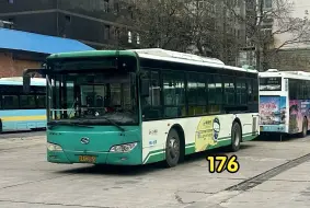 Tải video: 【龙腾洪都|向化桥头的236，涤荡了谁的青春】南昌公交176路2012年金龙XMQ6106G型客车走行音POV