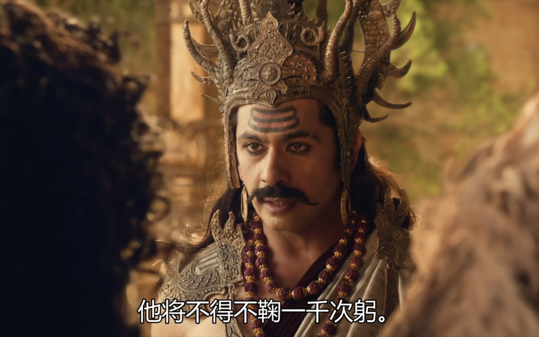 正法战士迦楼罗伯利王向迦楼罗提出他的要求