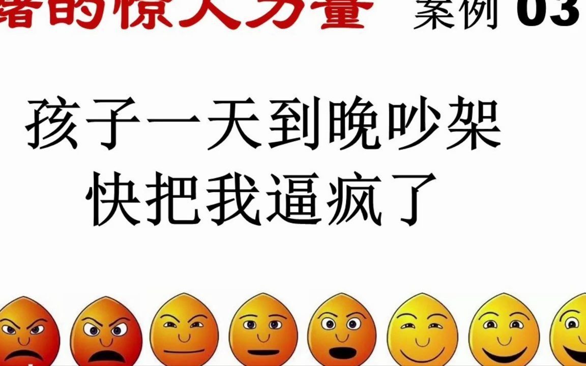 [图]《情绪的惊人力量》12 案例3 孩子一天到晚吵架，快把我逼疯了