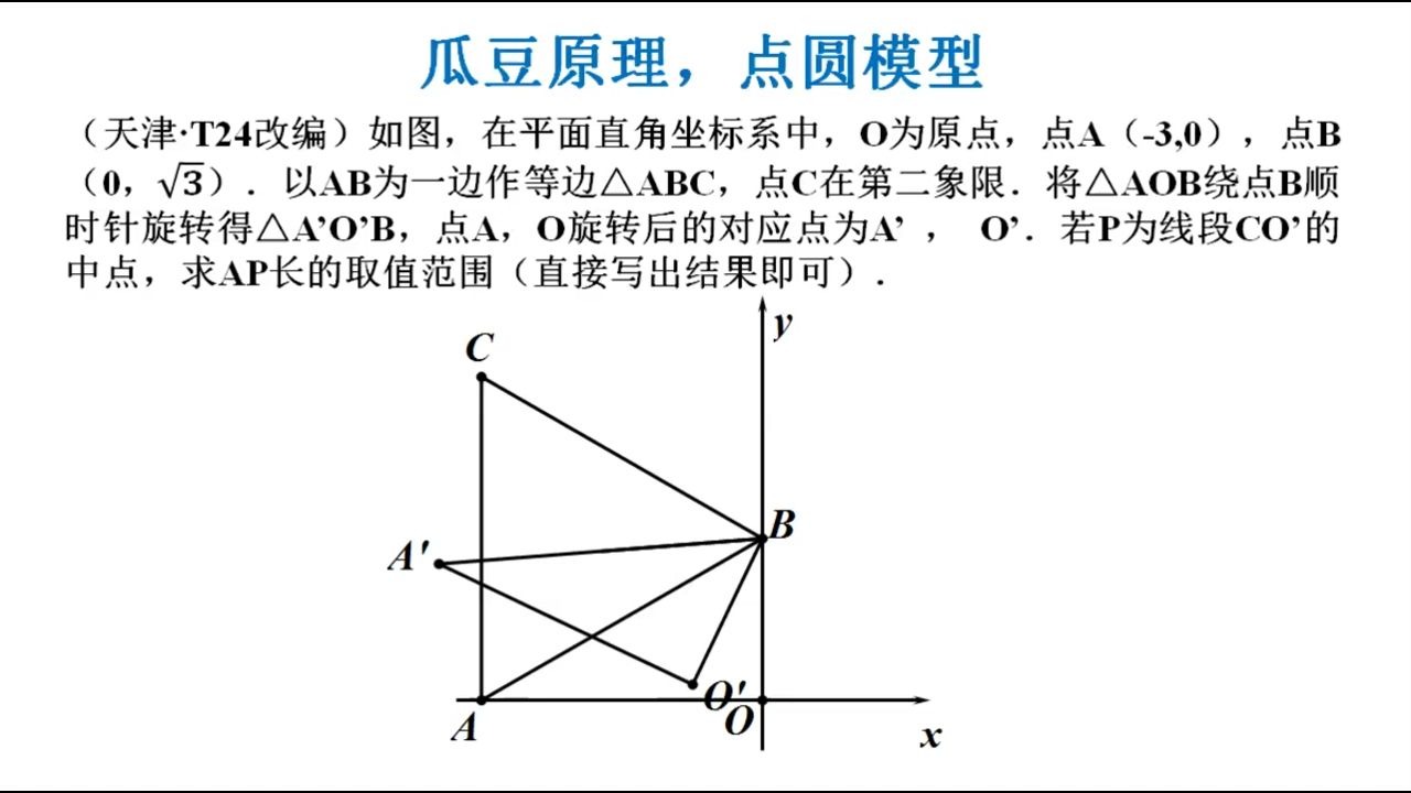 活动作品6中考数学压轴题瓜豆原理点圆模型
