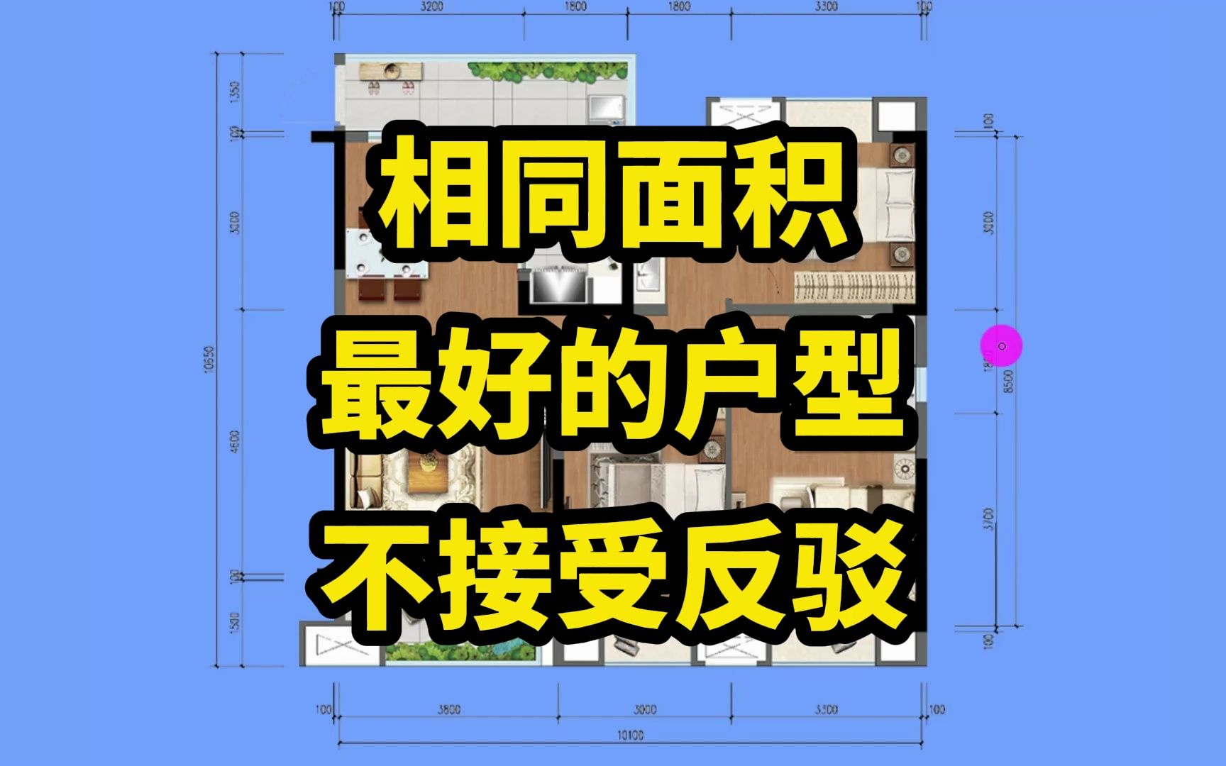 这才是真正的“好户型”,敞亮通透,充满生命力,适合长久居住哔哩哔哩bilibili