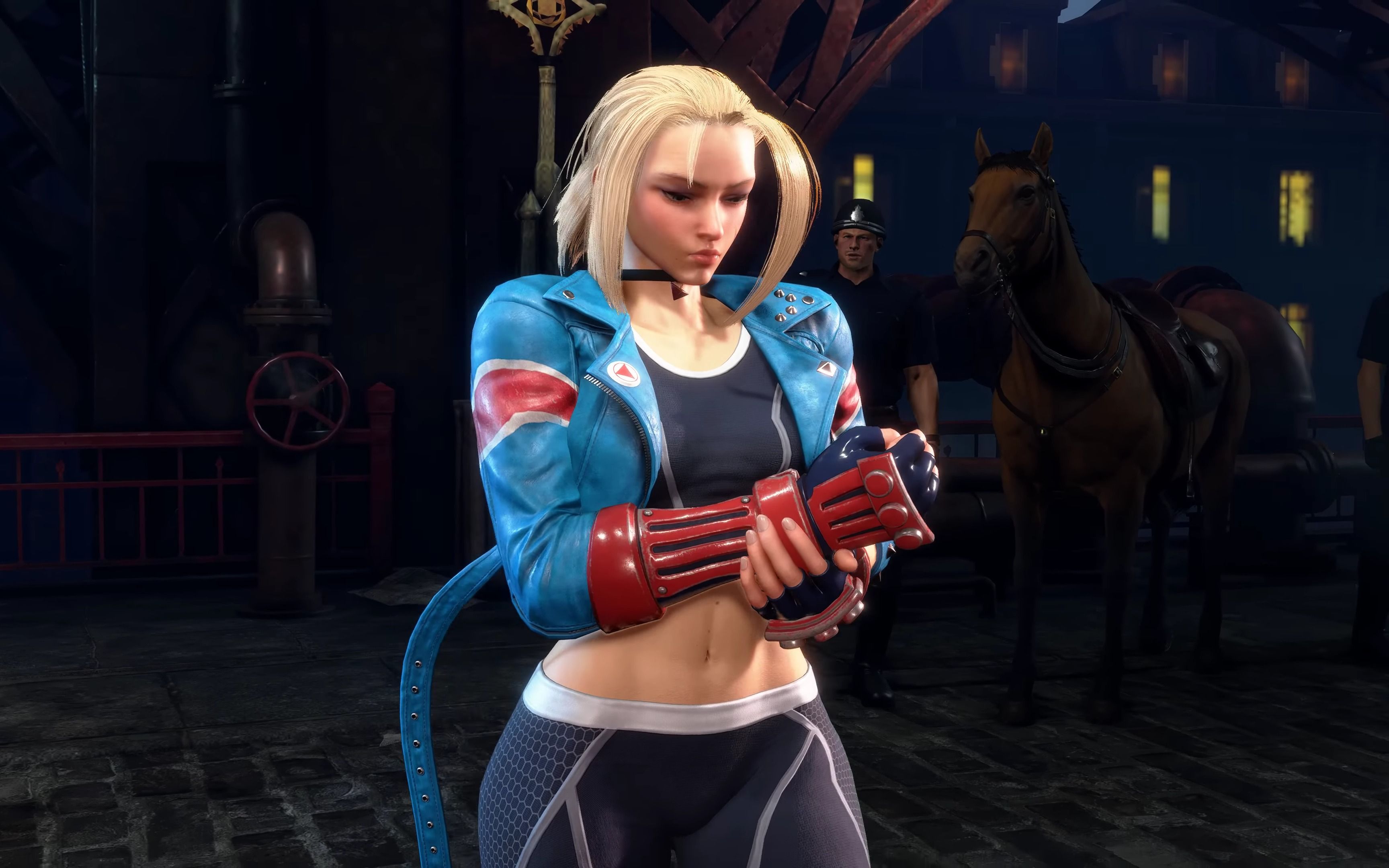 街霸6:cammy嘉米vs朱莉juri [4k画质]
