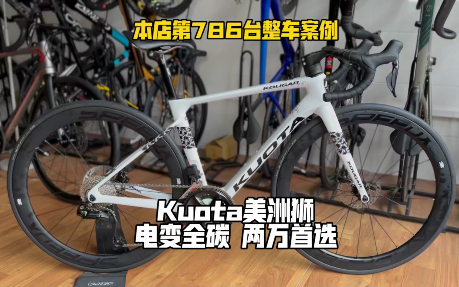 两万首选 Kuota美洲狮 胡志超同款 冠军车队御用 电变全碳公路车哔哩哔哩bilibili