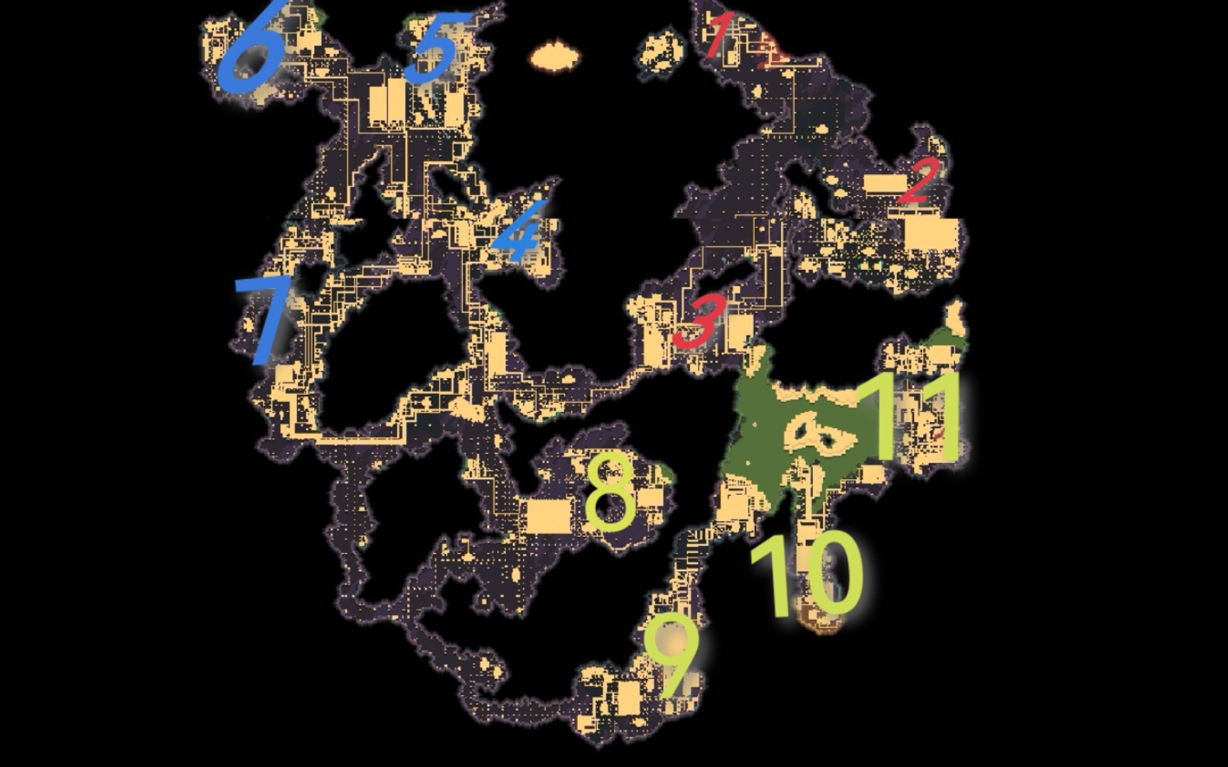 【像素工厂】强效开发.4.晶石要塞.1.2.3核心开发区