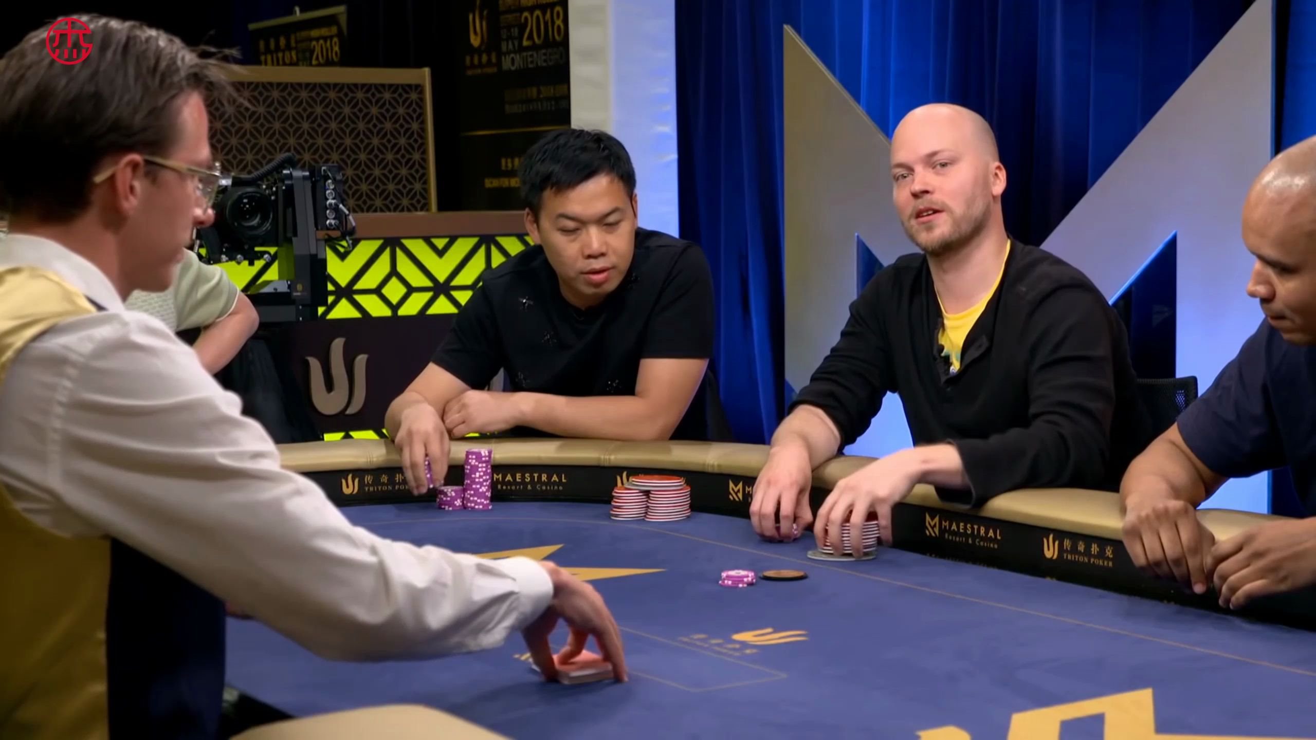 【朱杰德州扑克】2018年全明星超高额现金桌黑山站短牌系列 05集 精彩