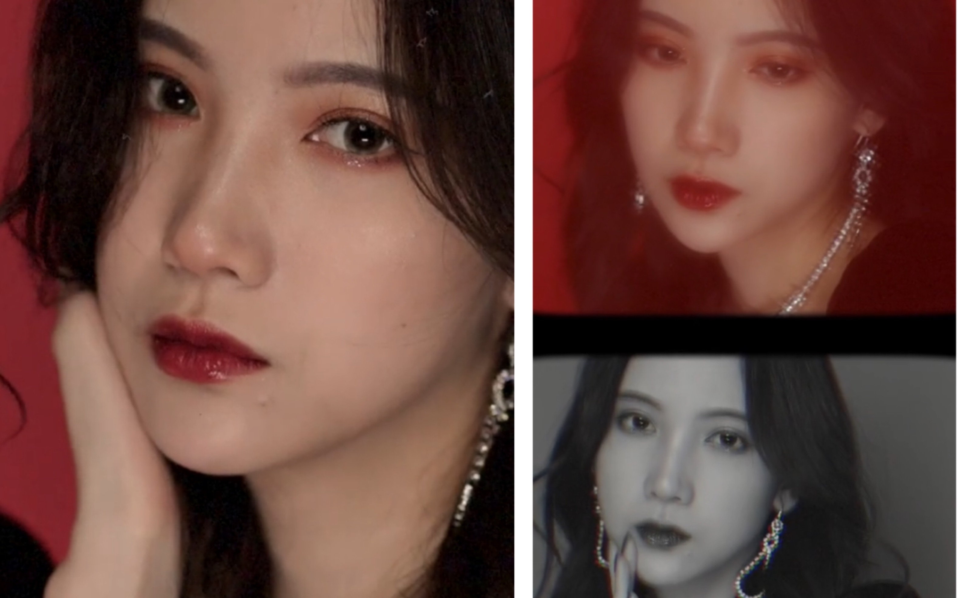 鞠婧祎仿妆尖叫之夜红毯造型仿妆绝了