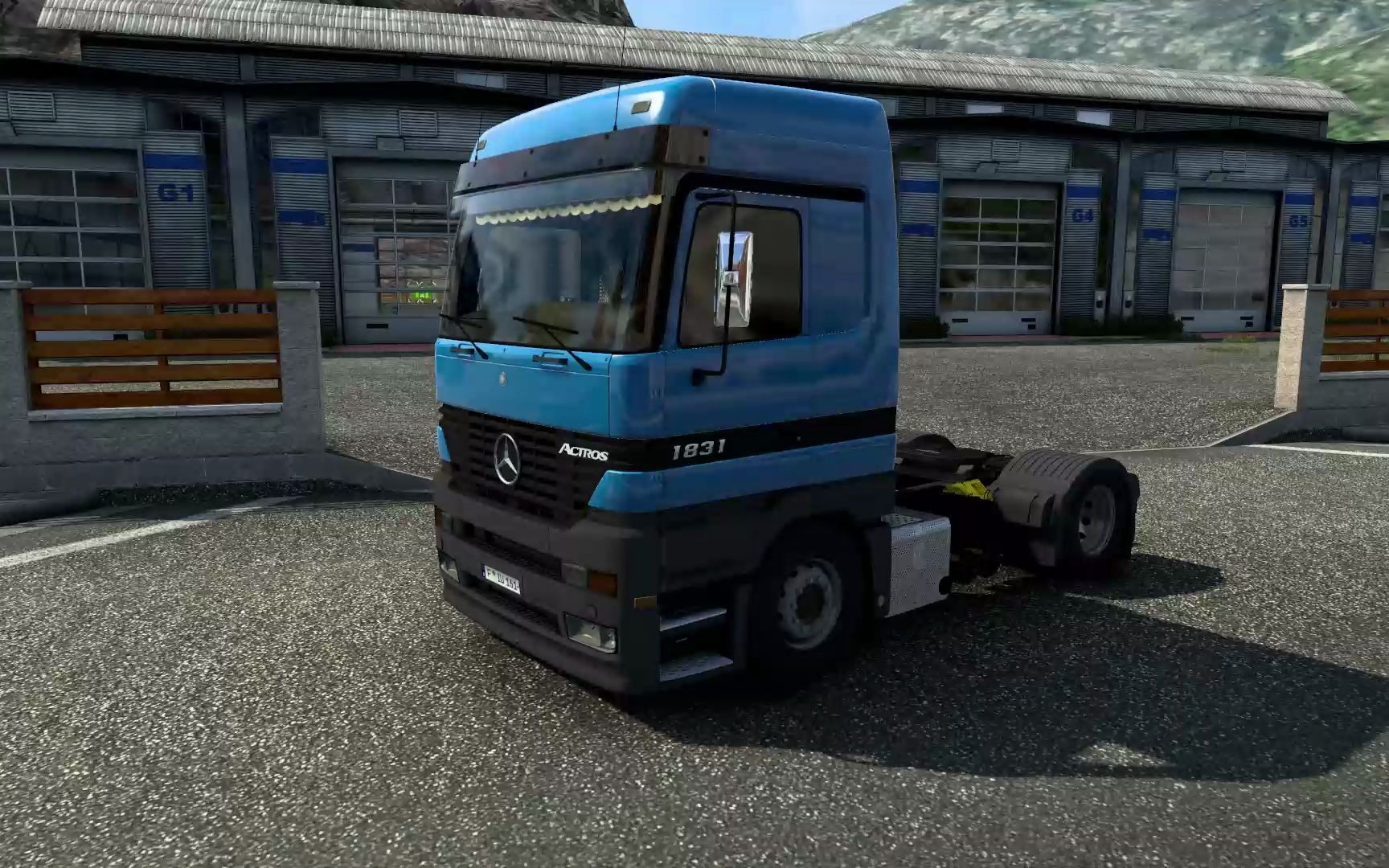 欧卡2mod:奔驰actros mp1 v1.4(1.40)