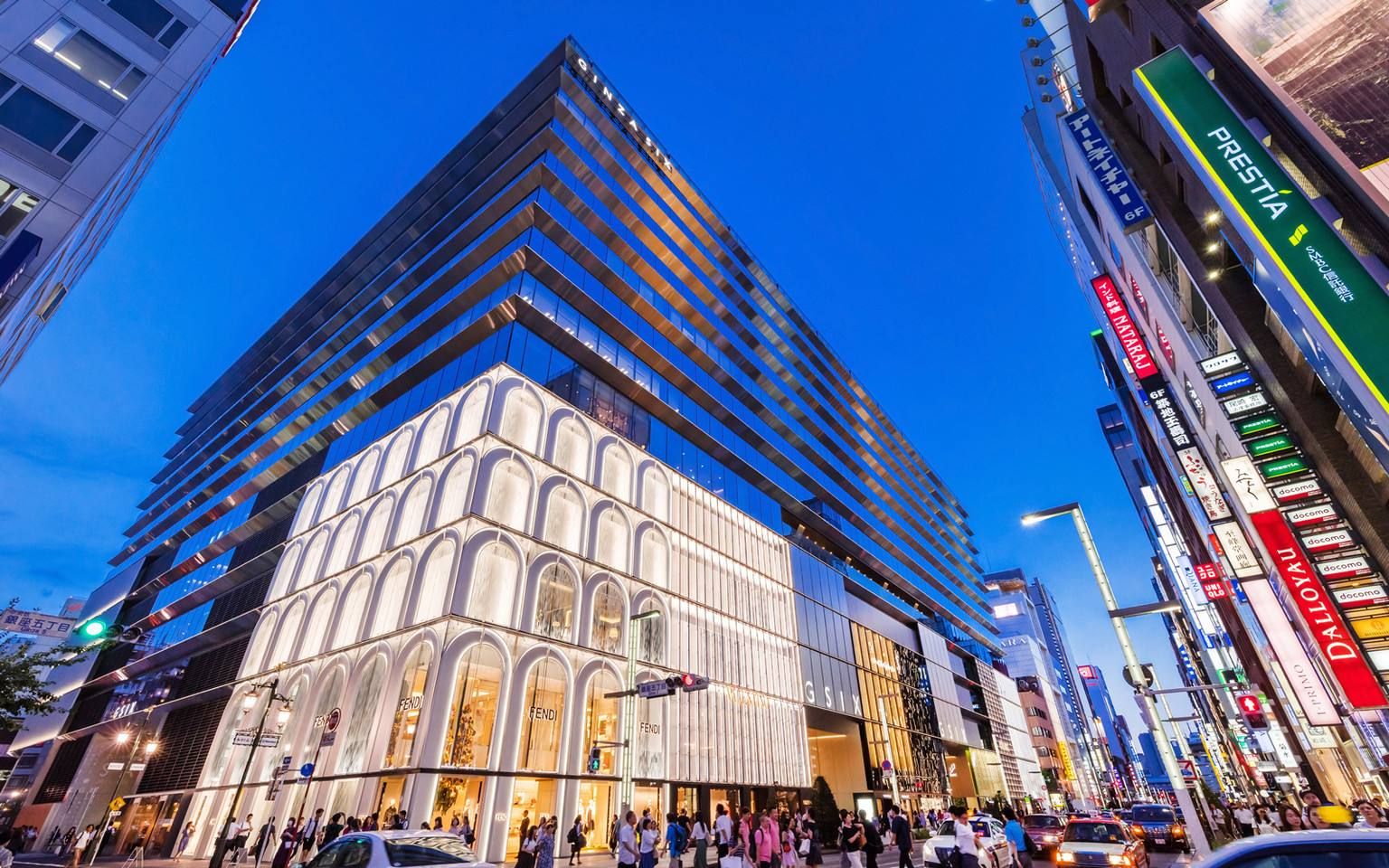 【银座】优雅与华贵,璀璨的商业街银座--谷歌全景地图漫步东京10_哔哩