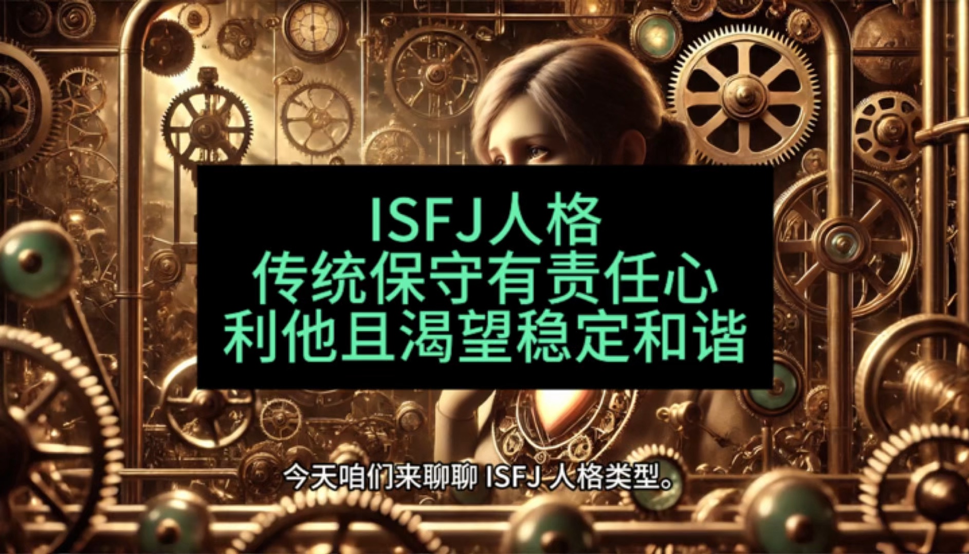 MBTI 16人格类型之ISFJ分析:内向、负责、守旧哔哩哔哩bilibili