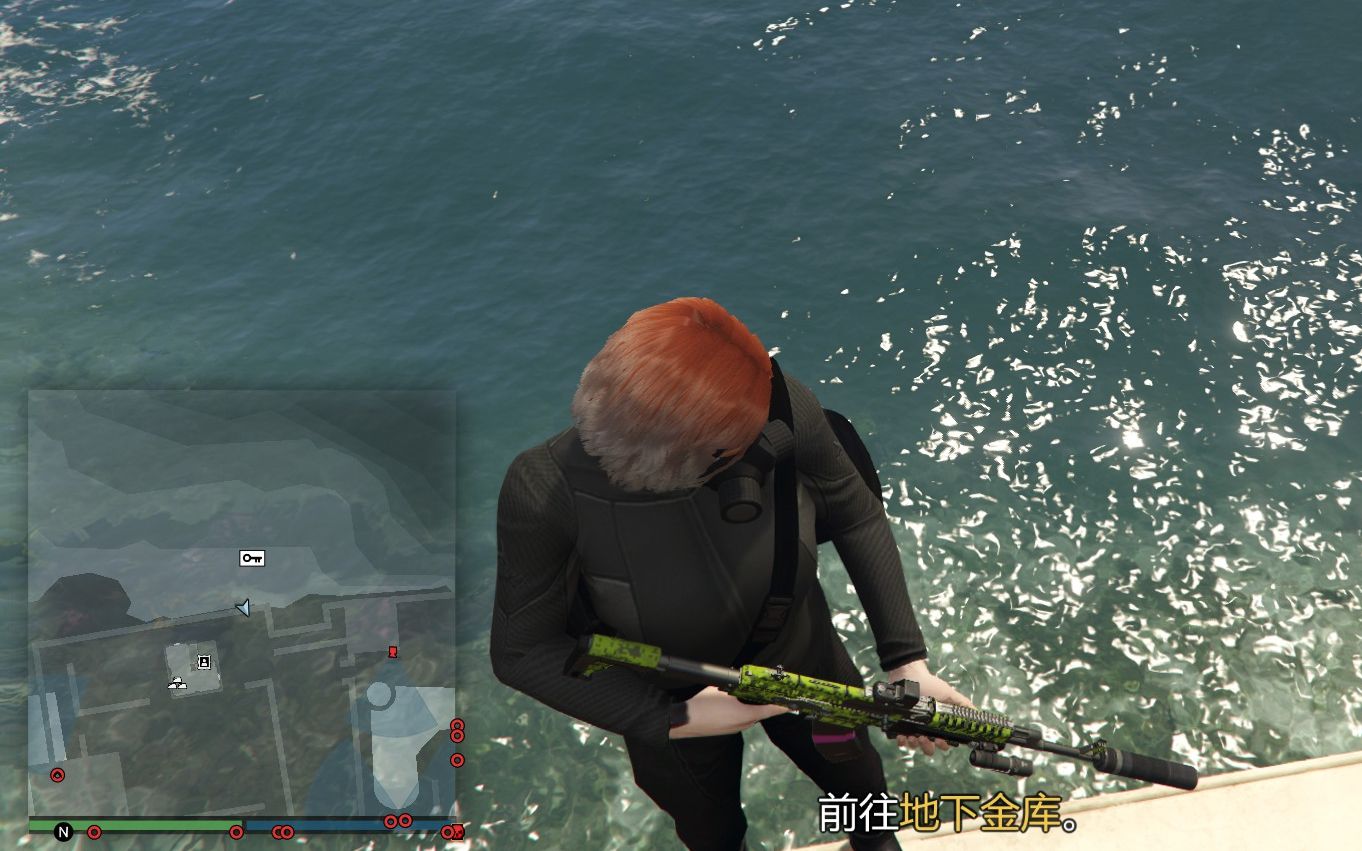 gta5佩里科岛销毁门禁卡你能捡到悬崖下的门禁卡吗