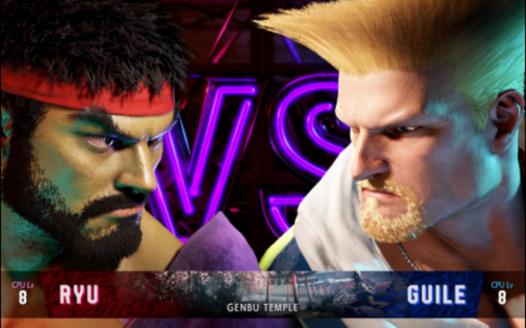 街头霸王6 隆 vs 古烈