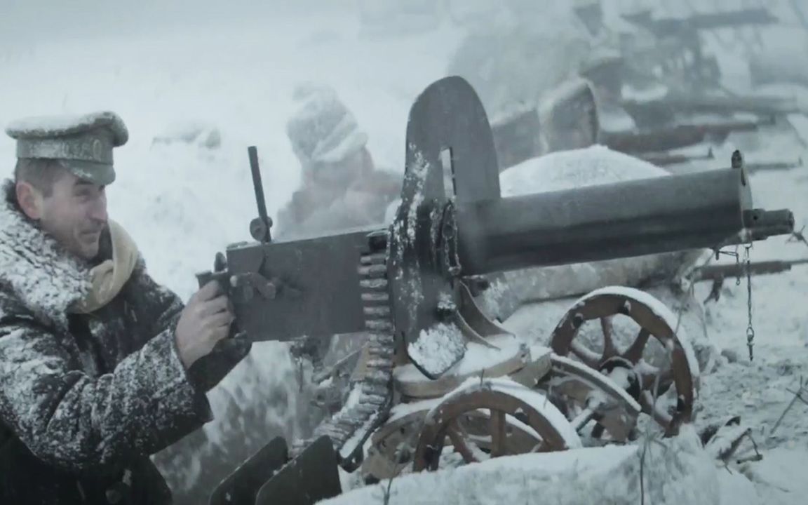 一战电影这才是战争片乌克兰士兵生死阻击苏联红军大规模入侵马克沁重