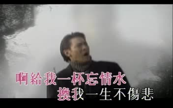 刘德华忘情水歌曲MV伴奏KTV字幕哔哩哔哩bilibili