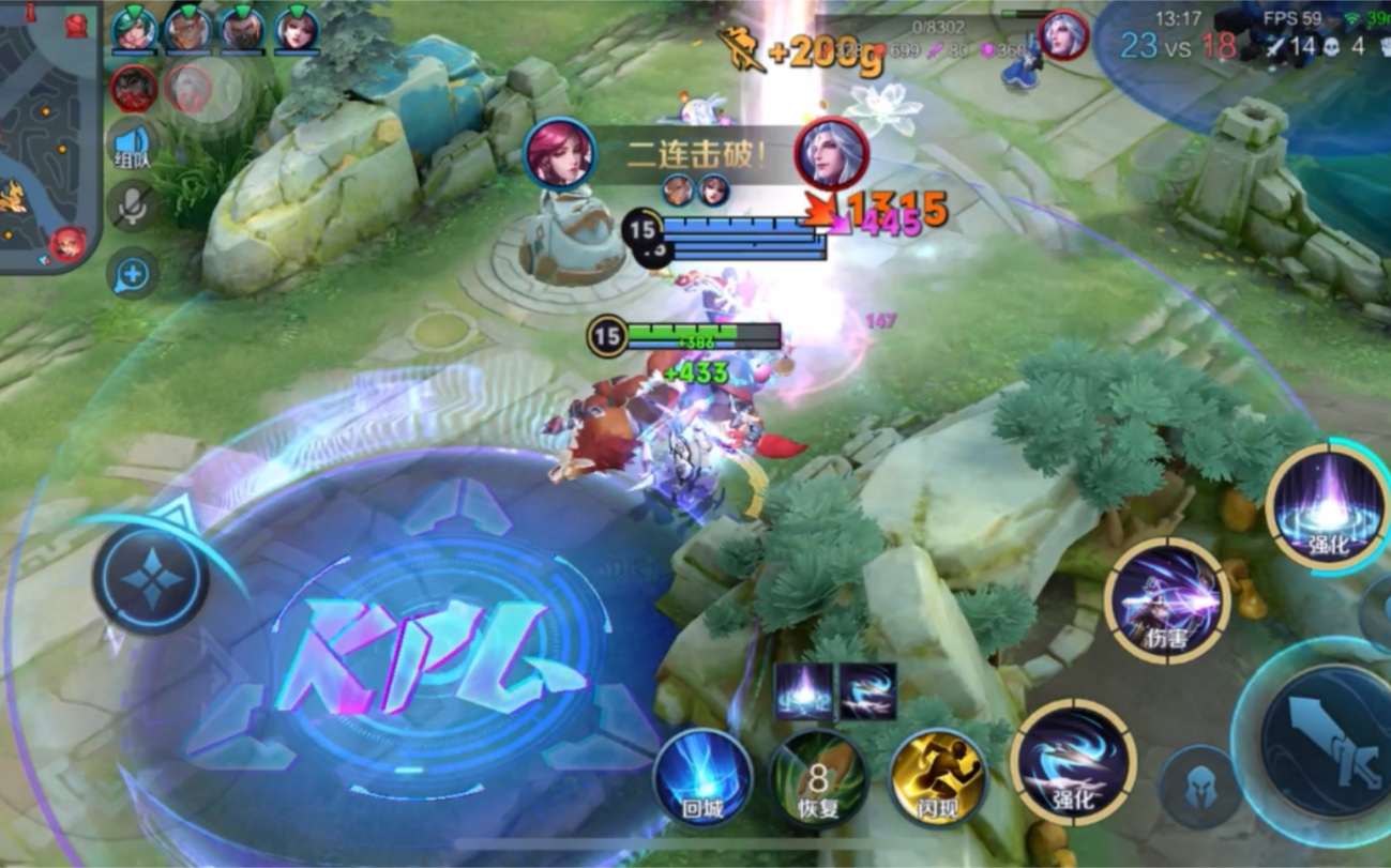 国服伽罗双杀!_王者荣耀