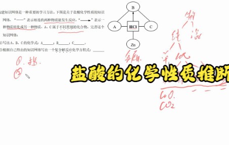 盐酸的化学性质推断题哔哩哔哩bilibili