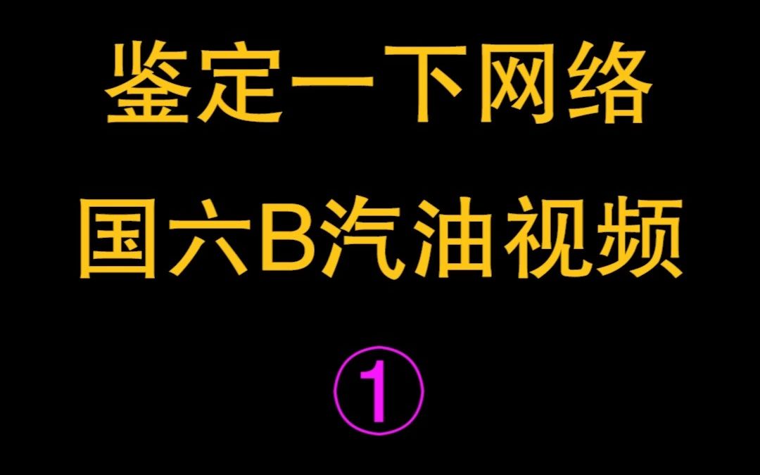 鉴定一下网络热门国VIB汽油视频①哔哩哔哩bilibili