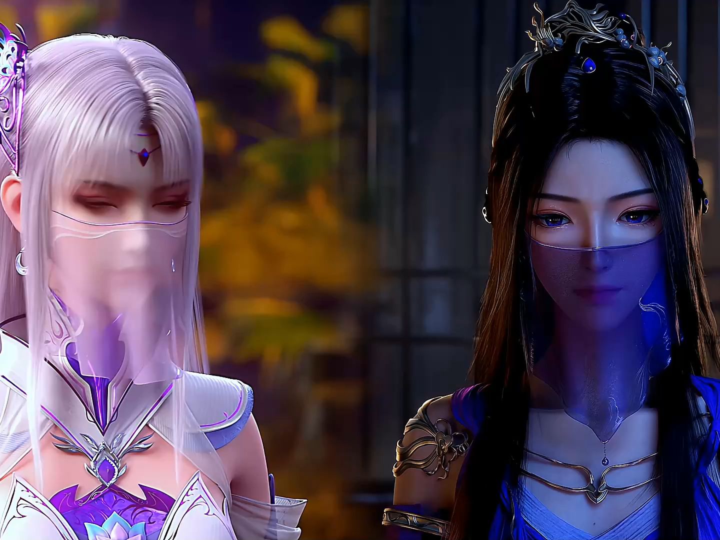 黑发紫瞳,白发赤瞳,哪个更亮眼?