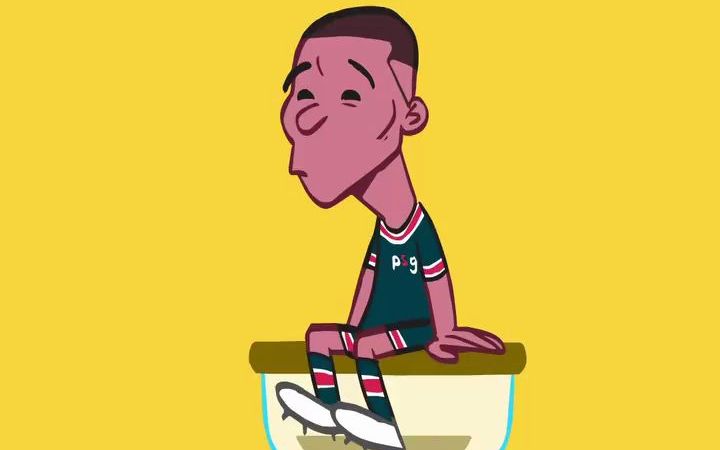 足球动画,姆巴佩依然在等待前往皇马