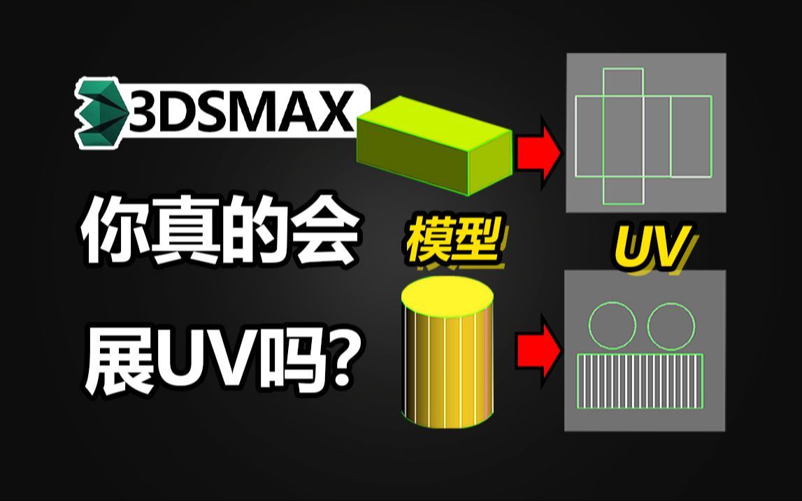 零基础小白必学,3dmaxuv展开/3dmaxuv贴图/3dmax展uv教程/3dmax新手