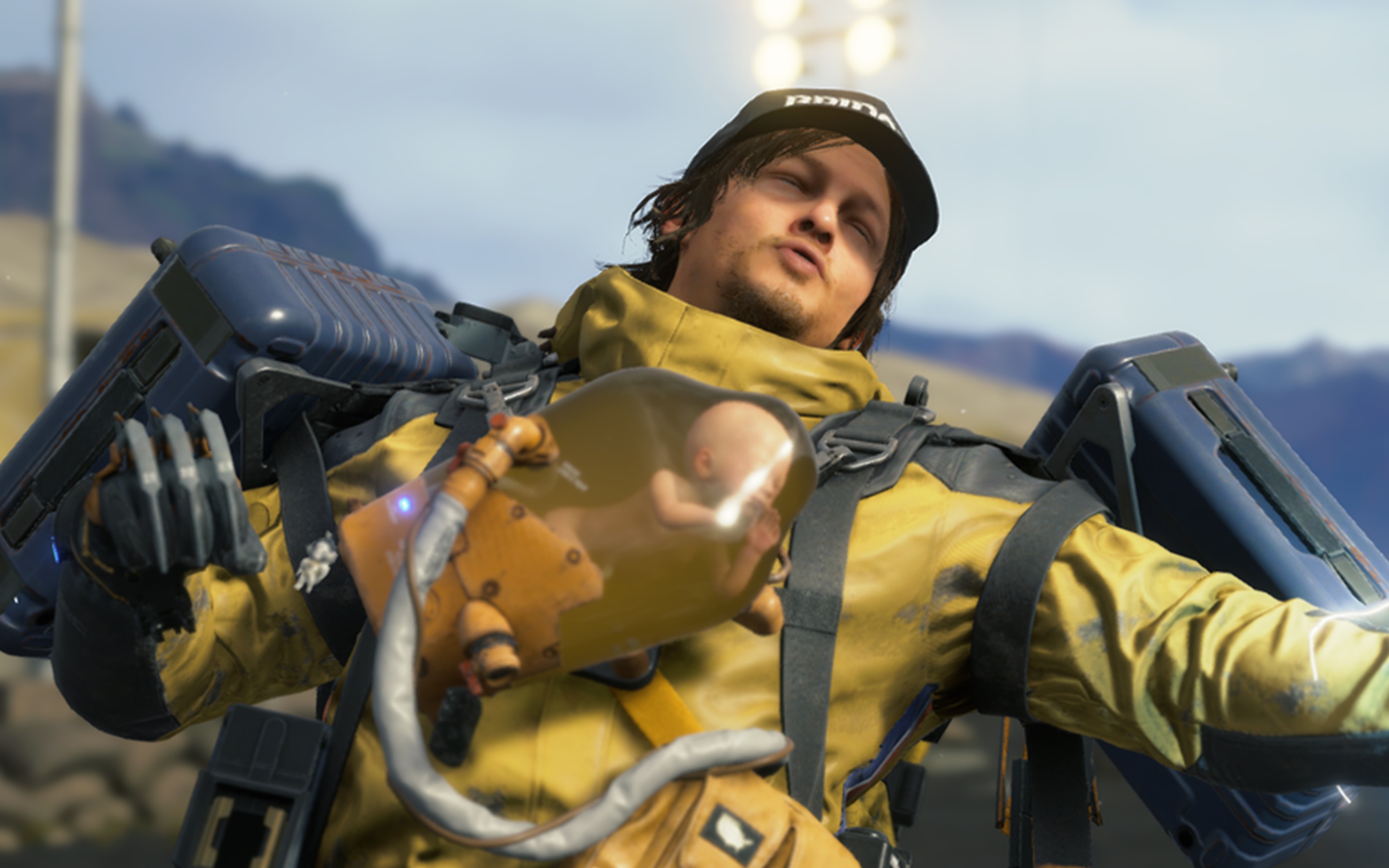 与米尔人老乡充满欢声笑语的合影活动-《死亡搁浅》