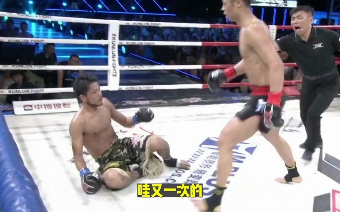 焦富开全场碾压拳手