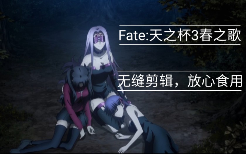 【附视频链接】Fate:天之杯3 春之歌(1080p+中文字幕)一集看个爽的无缝剪辑,已去重口放心食用哔哩哔哩bilibili