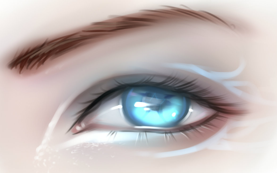 【板绘】听说你们想学原画眼睛~5分钟教你怎么画~加原速视频