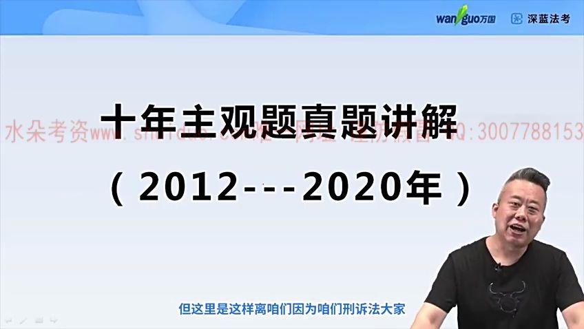 [图]2021年左宁主观题突破阶段刑诉01